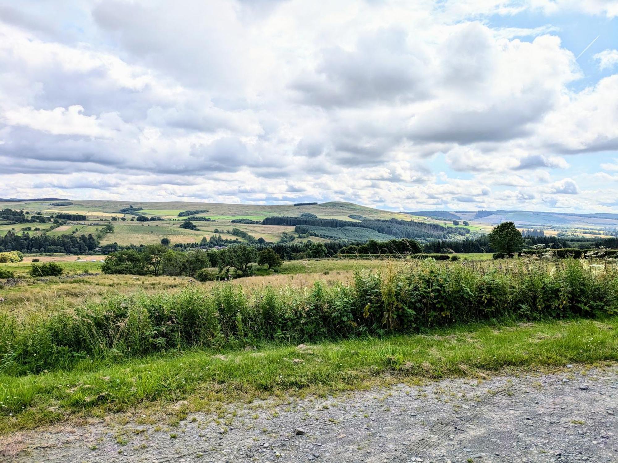 Rustic Lodge Retreat At Riverview Holiday Park Newcastleton Bagian luar foto